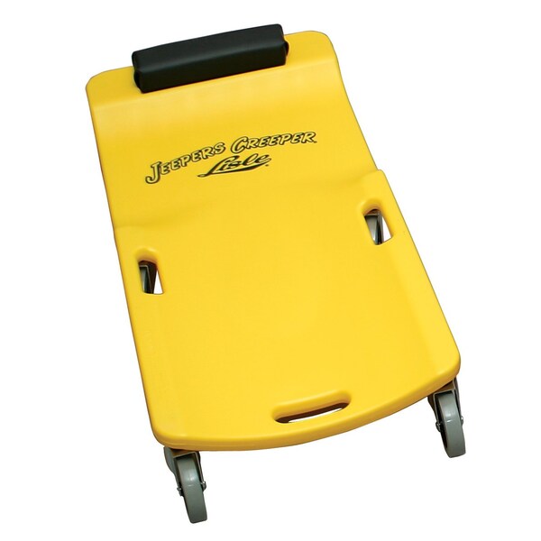 PLASTIC CREEPERLARGE WHEEL YELLOW